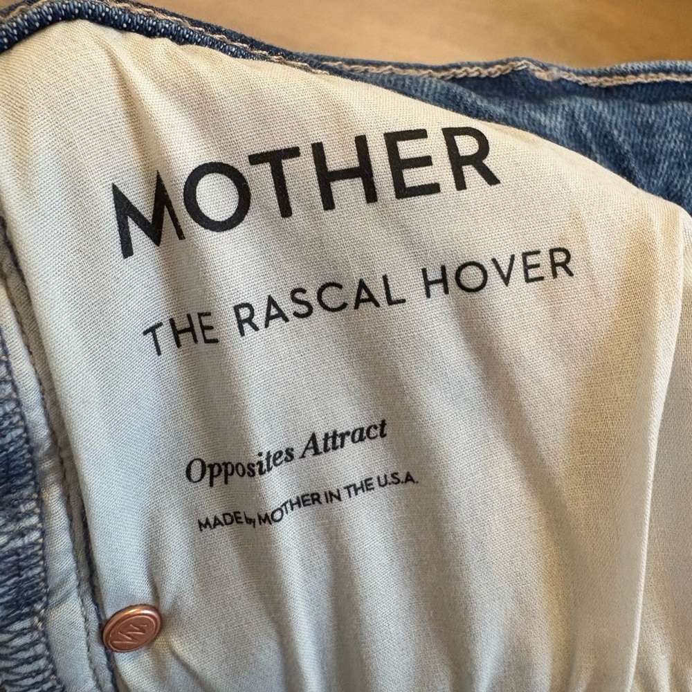 NWT MOTHER The Rascal Hover Sz 31 - Picture 7 of 10